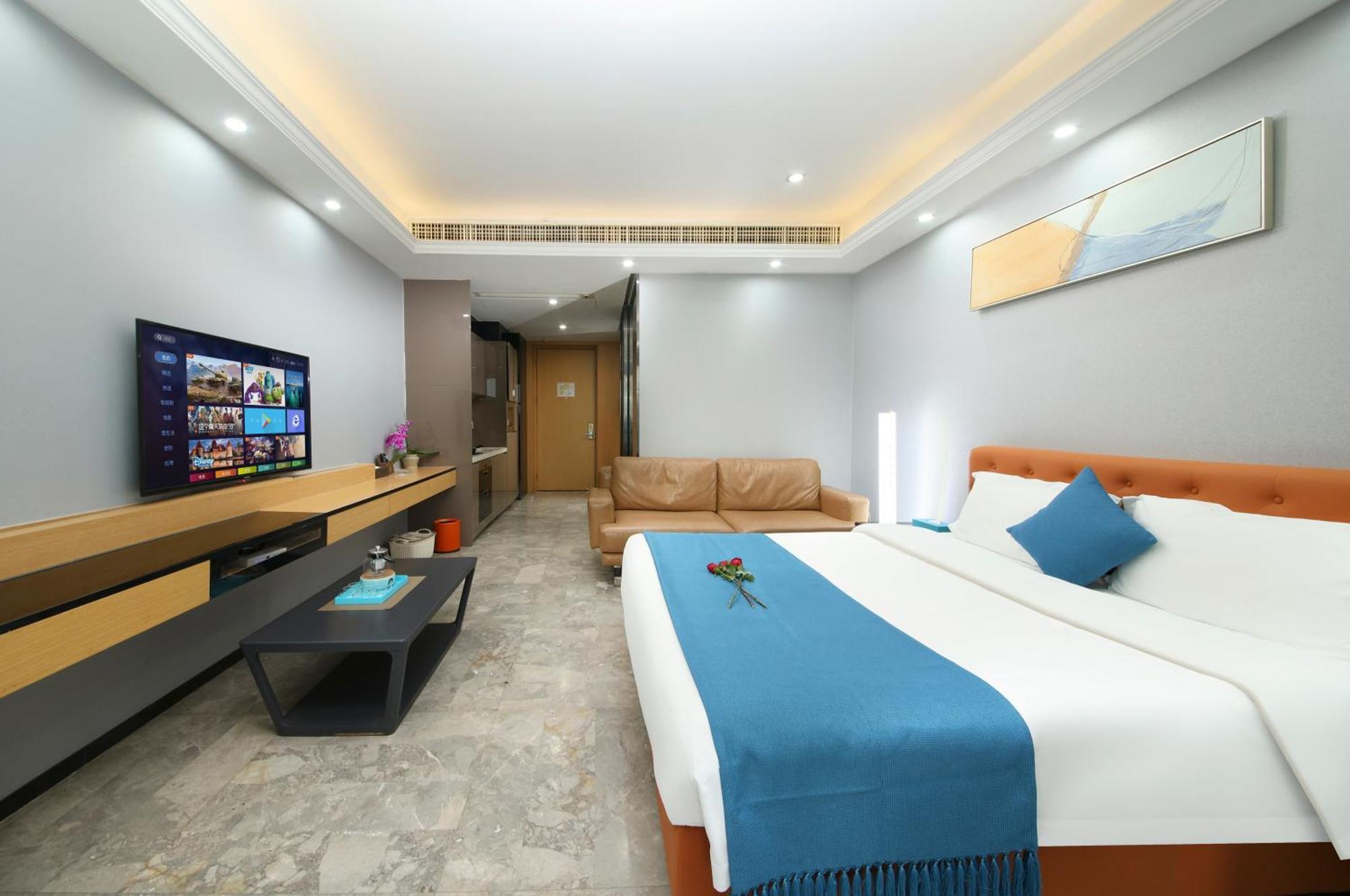Pengman Beijing Rd. A-Mall Apartment Kanton Zimmer foto