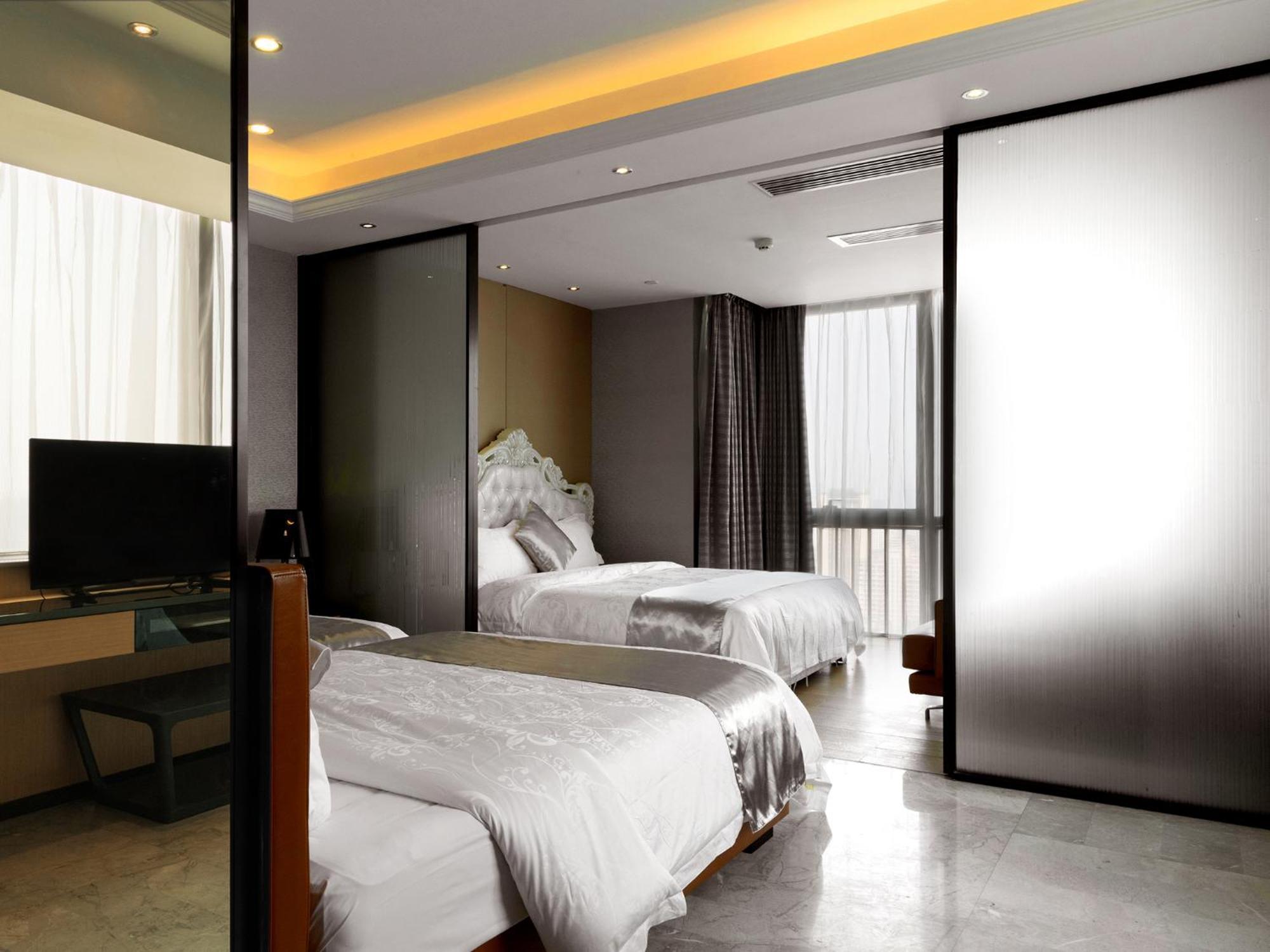 Pengman Beijing Rd. A-Mall Apartment Kanton Zimmer foto