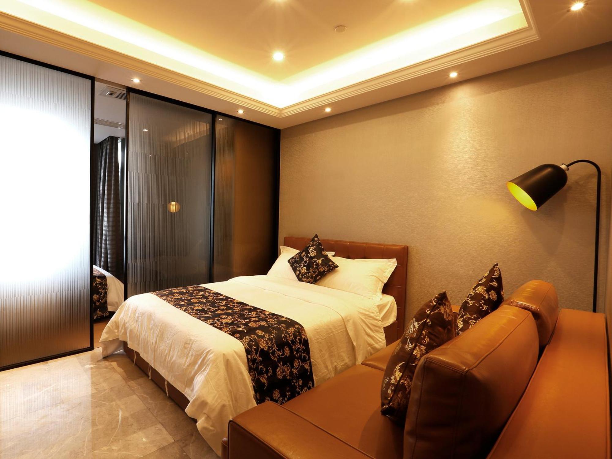 Pengman Beijing Rd. A-Mall Apartment Kanton Zimmer foto